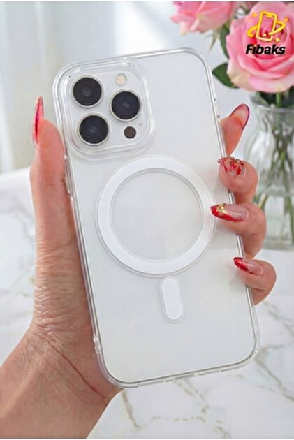 Fibaks iPhone 12 Pro Max Kılıf Kamera Korumalı Yumuşak Şeffaf Ince