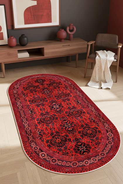 Machine Washable Digital Non-Slip Sole Stain Resistant Kitchen Rug Living Room Rug and Cut Runner Rug