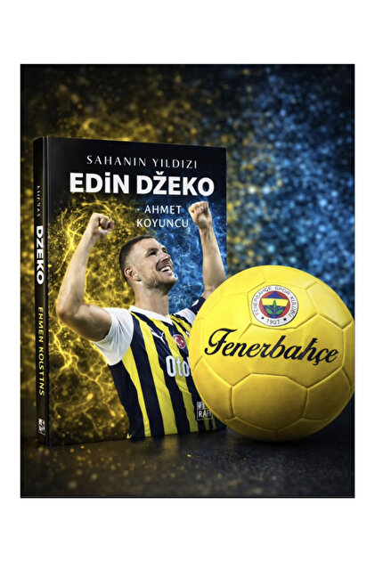 Lisanslı Sarı Premıum Futbol Topu Dzeko Kitap Hediyeli