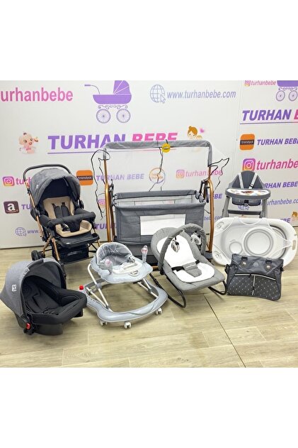 TURHAN BEBE Yeni Doğan Rocco BebekÇeyiz Seti (12Parça) BEŞİK ANA