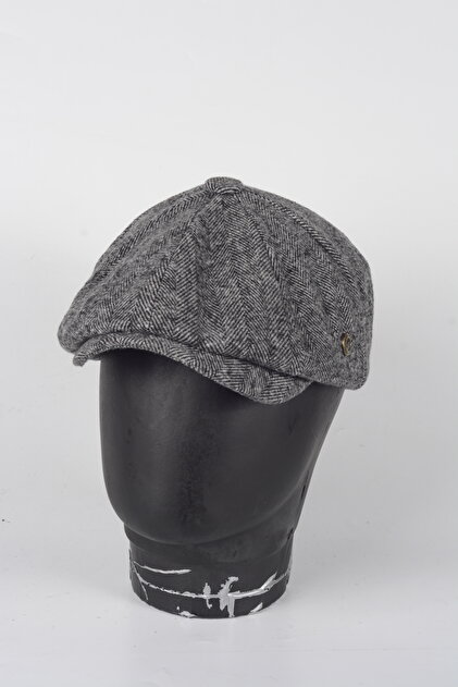 mercantoptan Men's Gray Model Peaky Blinders Cap Hat- Trendyol
