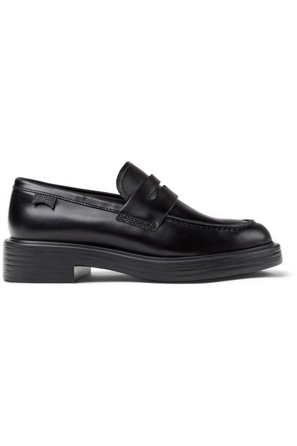 Dean Shoes Black Leather Shoes for Women
