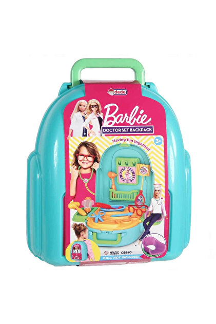 DEDE Oyuncak Barbie Doktor Set Sırt Çantası Turkuaz - Fiyatı
