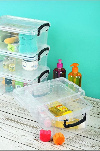 Tuffex 5 lt fit organizer saklama kabı seti 4 adet - Fiyatı, Yorumları
