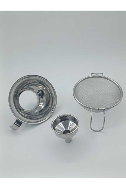 Honey SE-26V (管理カ) IKEA süzgeç-huni seti, paslanmaz çelik, 3 parça - Fiyatı, Yorumları