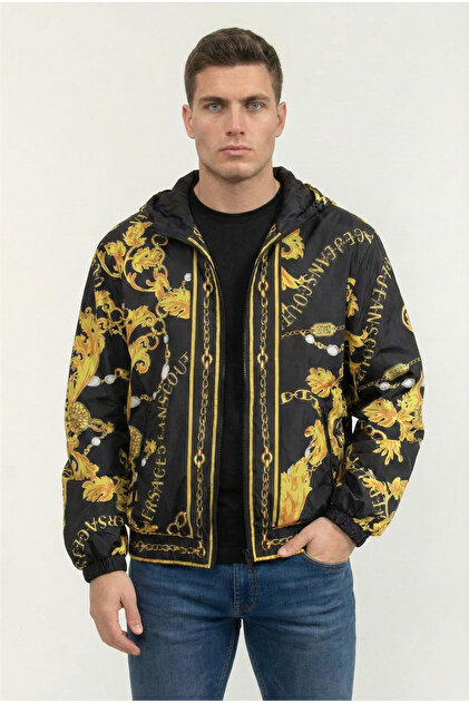 VERSACE JEANS COUTURE カラフルファーコート M VERSACE JEANS COUTURE Erkek Mont - Fiyatı, Yorumları