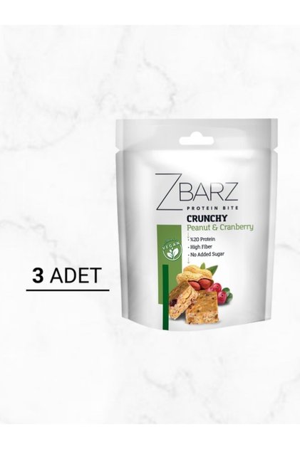 Crunchy Protein Bite Yer Fıstık-turna Yemişi 90 G (3 PAKET)