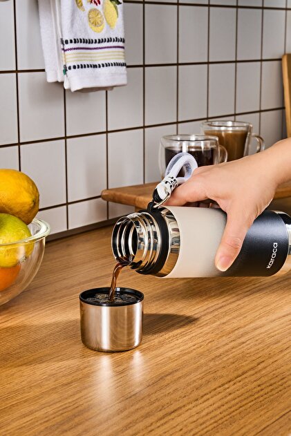 Karaca İnoxis Çelik Sızdırmaz Termos 550 Ml Siyah - Fiyatı, Yorumları