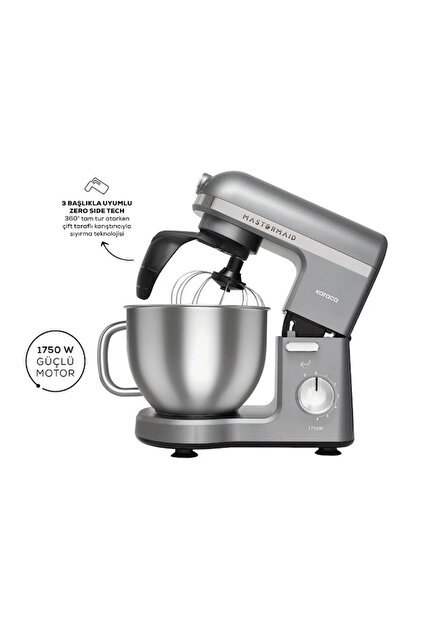 Karaca Mastermaid Chef Pro Çift Kollu Stand Mikser Galaxy Grey