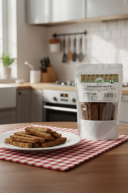 Glutensiz Tuzlu Karabuğday Galeta 50 gr