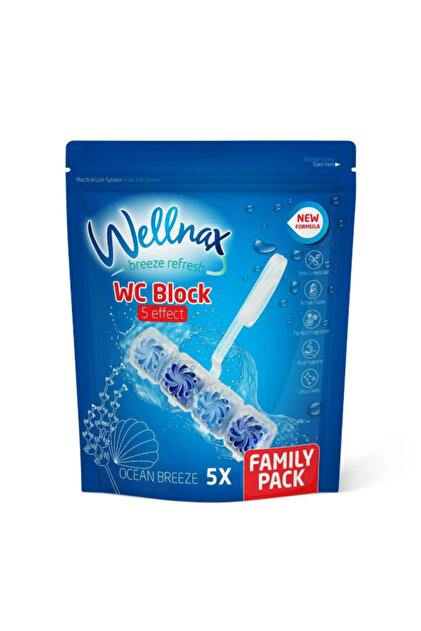 Wellnax breeze refresh ( 5'li Paket ) WC Blok Okyanus – Yoğun