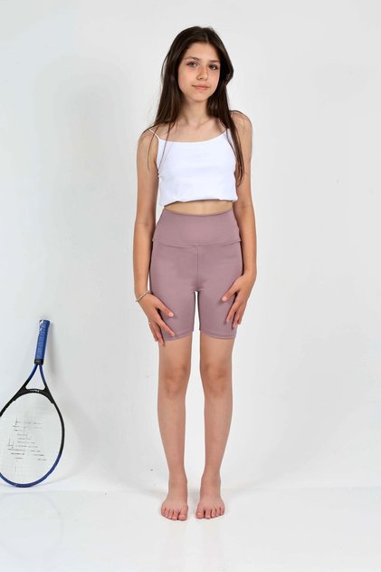 Girls' High Waist, Biker, Casual, Running, Hiking, Sports, Athletic, Workout, Fittness, Short Leggings