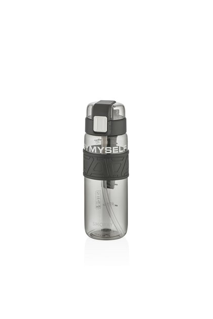 St-7224 750ml Black Tritan Flask with Straw