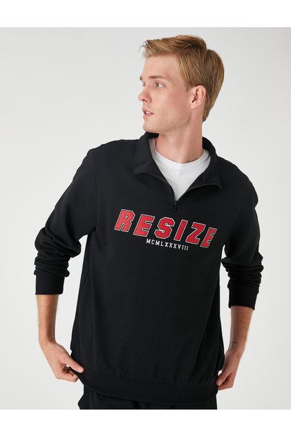 3wam70119mk Black 999 Men's Cotton Jersey Sweatshirt
