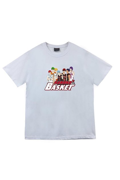 Kuroko No Basket Anime Printed Unisex 100% Cotton White T-Shirt