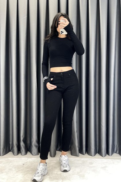 Skinny Jeans - Black Black