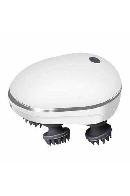 Aparat masaj electric, pentru scalp si corp, pentru stimularea cresterii parului, cu 4 capete