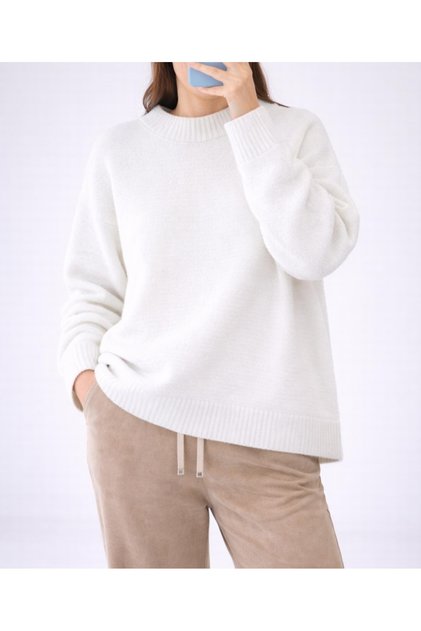 Standard Size Crew Neck Oversized Sweater