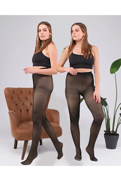 Women's Plush Thermal Pantyhose High Waist t Shaping / Sculpting Winter (Soft Texture)