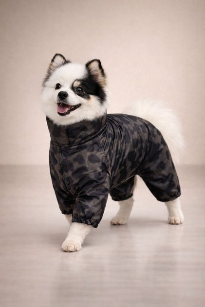 Icon Polarlı Küçük Irk Köpek Yağmurluk Tulumu