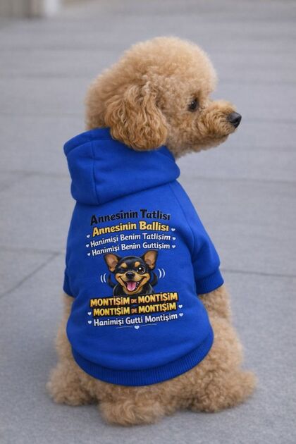 Mom's Sweetie Figure Dog Outfit Cat Outfit Sweat Hoodie