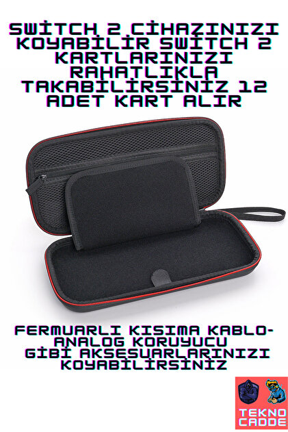 beboncool TNS-31732 Nintendo Switch 2 Seyahat Taşıma Çantası
