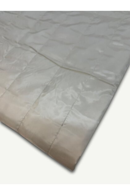 Stone Color Thin Quilted Fabric Coat Bag - Single Sided