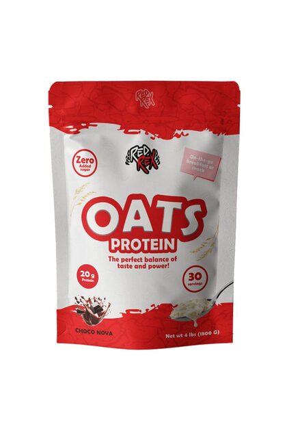 Red Rex Oats, Choco Nova, 4 LB, High-quality Protein for Muscle Recovery
