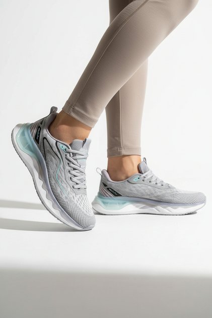 Women's Lace-Up Casual Sneaker - Lightweight Eva Sole Comfortable Design Sports Shoes