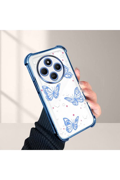 Xiaomi Redmi A4 Compatible Stylish Butterfly Pattern Shockproof Phone Case