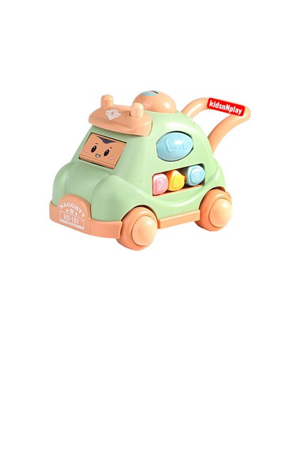 Αυτοκινητάκι KidsNplay, 125x85x80 mm, πολύχρωμο, ηχητικά/φωτιστικά εφέ, πλαστικό, 02+ ετών, περιλαμβάνονται 3 μπαταρίες