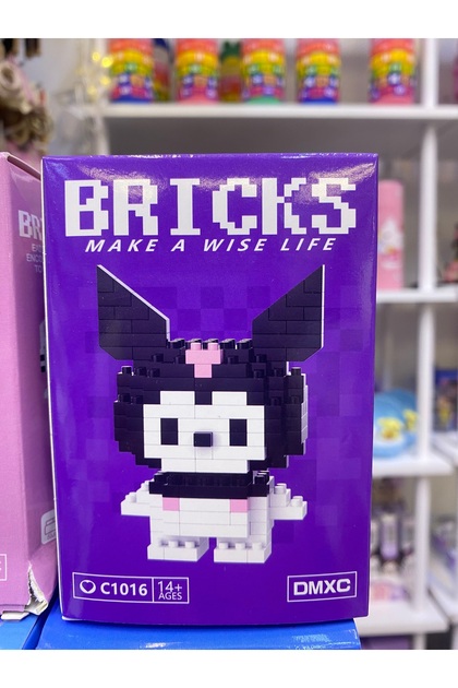 Sakura Konsept Lego Figür Stitch-Hello Kitty-Kuromi Karakter Figür