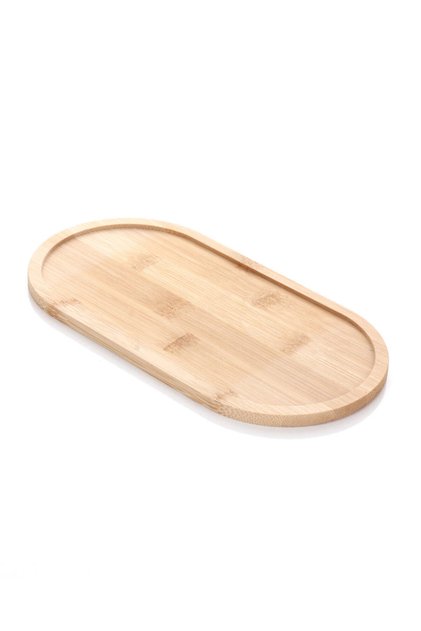 Bamboo Presentation Tray, Oil Dish Base, Soap Dish Base, Etc. Multi-Purpose Tray 23X12 cm