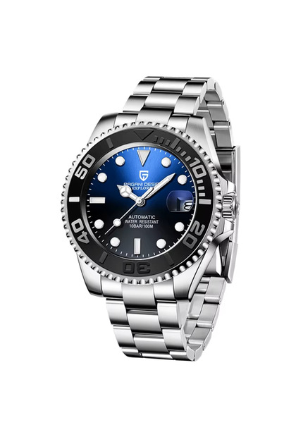 Ceas automat bărbătesc PD-1651, mecanism NH35, carcasă de 40 mm, oțel inoxidabil