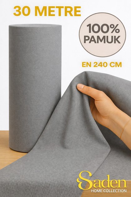 30 Metre DÜZ Nevresimlik Kumaş - Çarşaflık Kumaş En:240 Cm (1 Top)