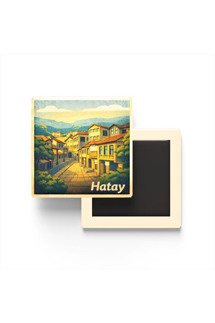 9x9 cm Buzdolabı Magneti - Türkiye - Hatay - Antakya Eski Şehir