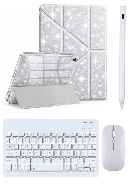 Covpor iPad 11. NESİL A16 ve 10.NESİL 10.9 Uyumlu Simli Kılıf