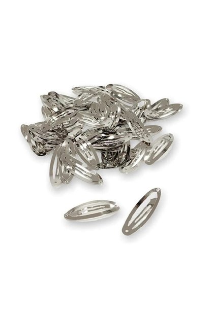 5 Cm Silver Clip Snap Buckle Apparatus - Metal Nickel Snap Buckle - Knitting Kit Metal Buckle 40 Pcs