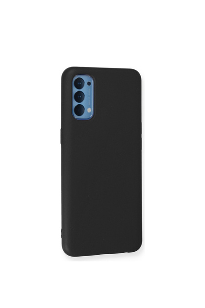 Oppo Reno 4 Compatible Black Velvet Phone Case with Inside Velvet
