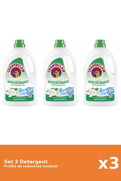Set 3 Detergent Mosc Alb, 1575 ml