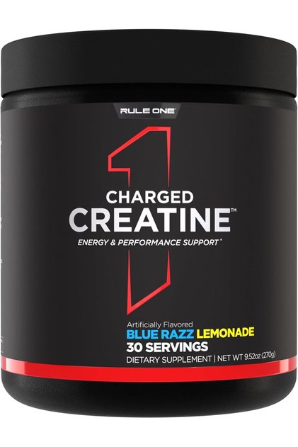 Charged Creatine 270g – Blue Razz Lemonade | Energy & Performance | 30 Servings