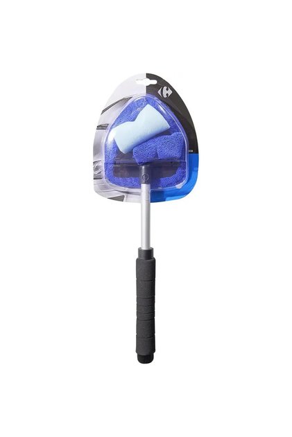 Curatator telescopic cu laveta din microfibra Carrefour, Multicolor