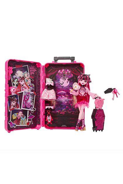 MONSTER HIGH Gizemli Arkadaşlar Tatil Bebeği JDR49 - Draculaura