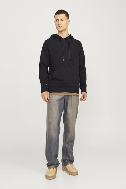 Black Men's Jjepaulos Sweat Hood Noos Model Code: (12256591Black)