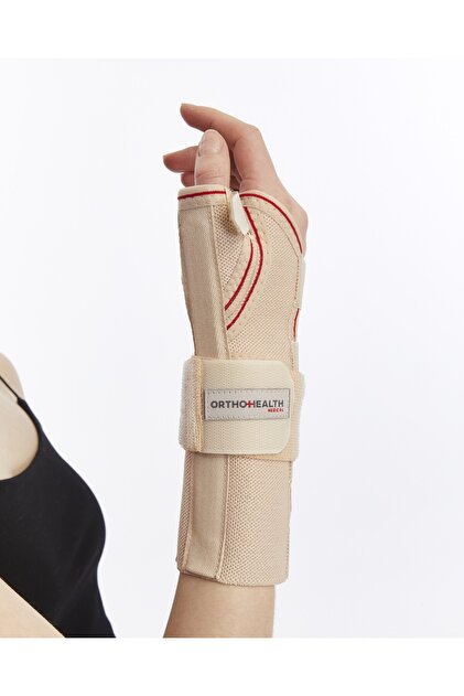 Thumb Splint Tendonitis Wrist Pain Sprains Hand Splint (Left Wrist) Hand Splint Beige