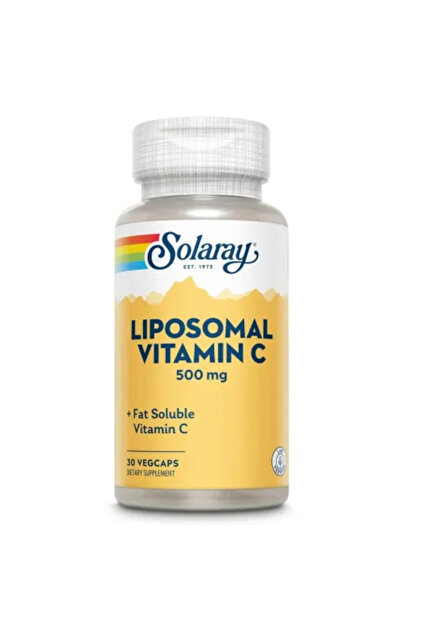 Λιποσωμική βιταμίνη C 500 mg Solaray, 30 κάψουλες,