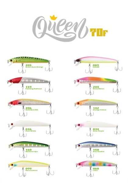 Queen 70F 70mm Maket Balık