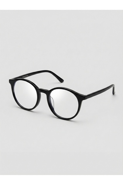Asude Black Blue Light Filter Computer Glasses with Metal Hinge and Replaceable Glass