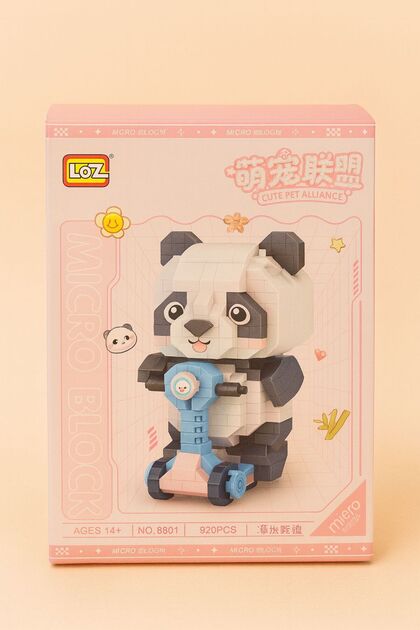 matheon LOZ Micro Block Panda Scooter – 320 Parça Mini Blok