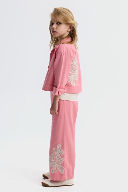 Nk Kids Kız Çocuk 3lü Alt Üst Kombin Takmı 4-8 Yaş SET0514